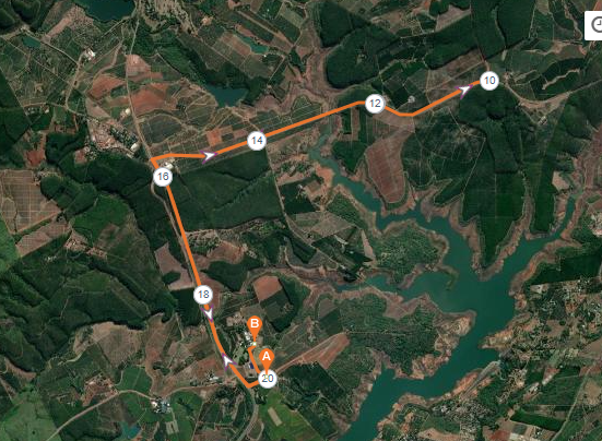 Route map — Half-Marathon