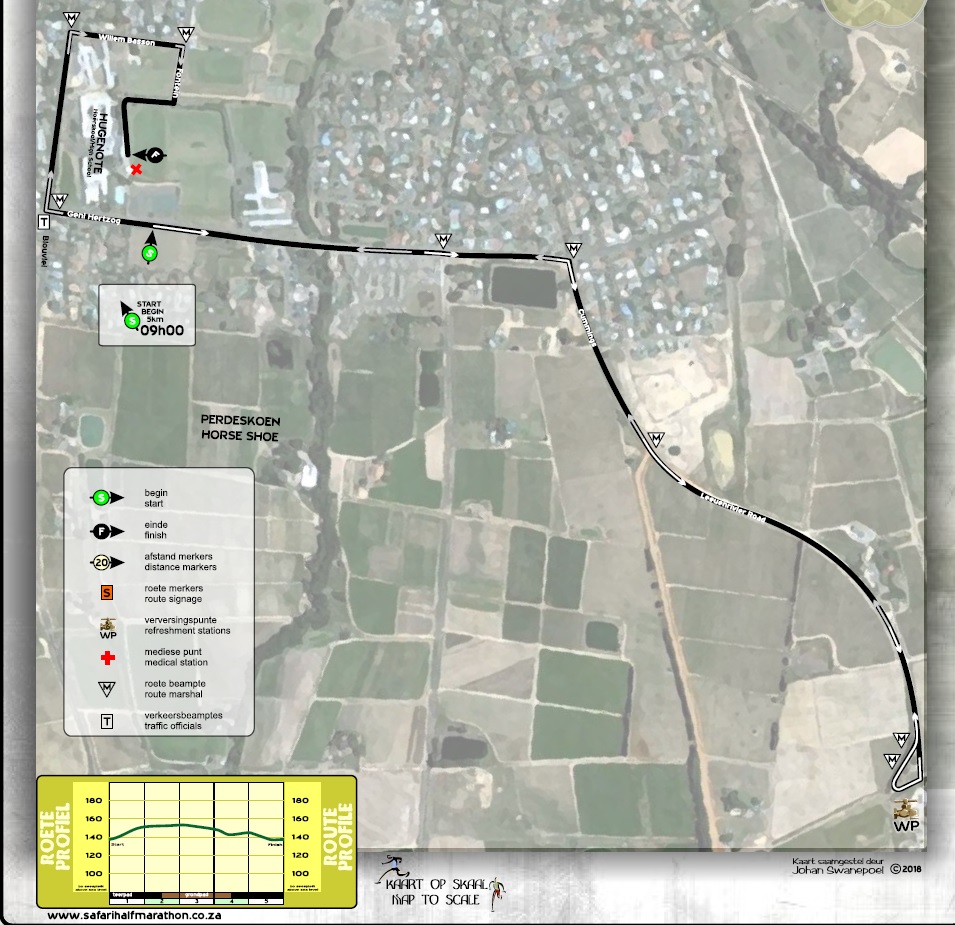 Route map — 5km Fun Run