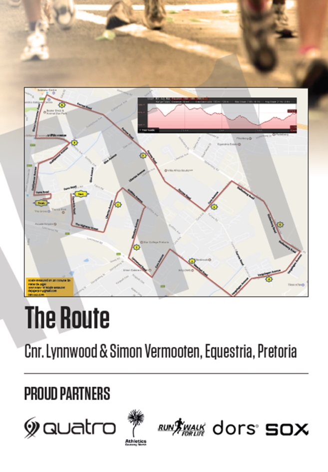 Route map — Race of Hope