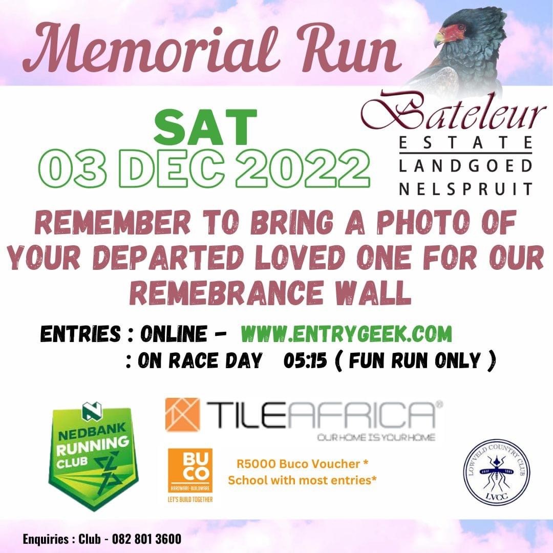 Bateleur Estate Memorial Race logo