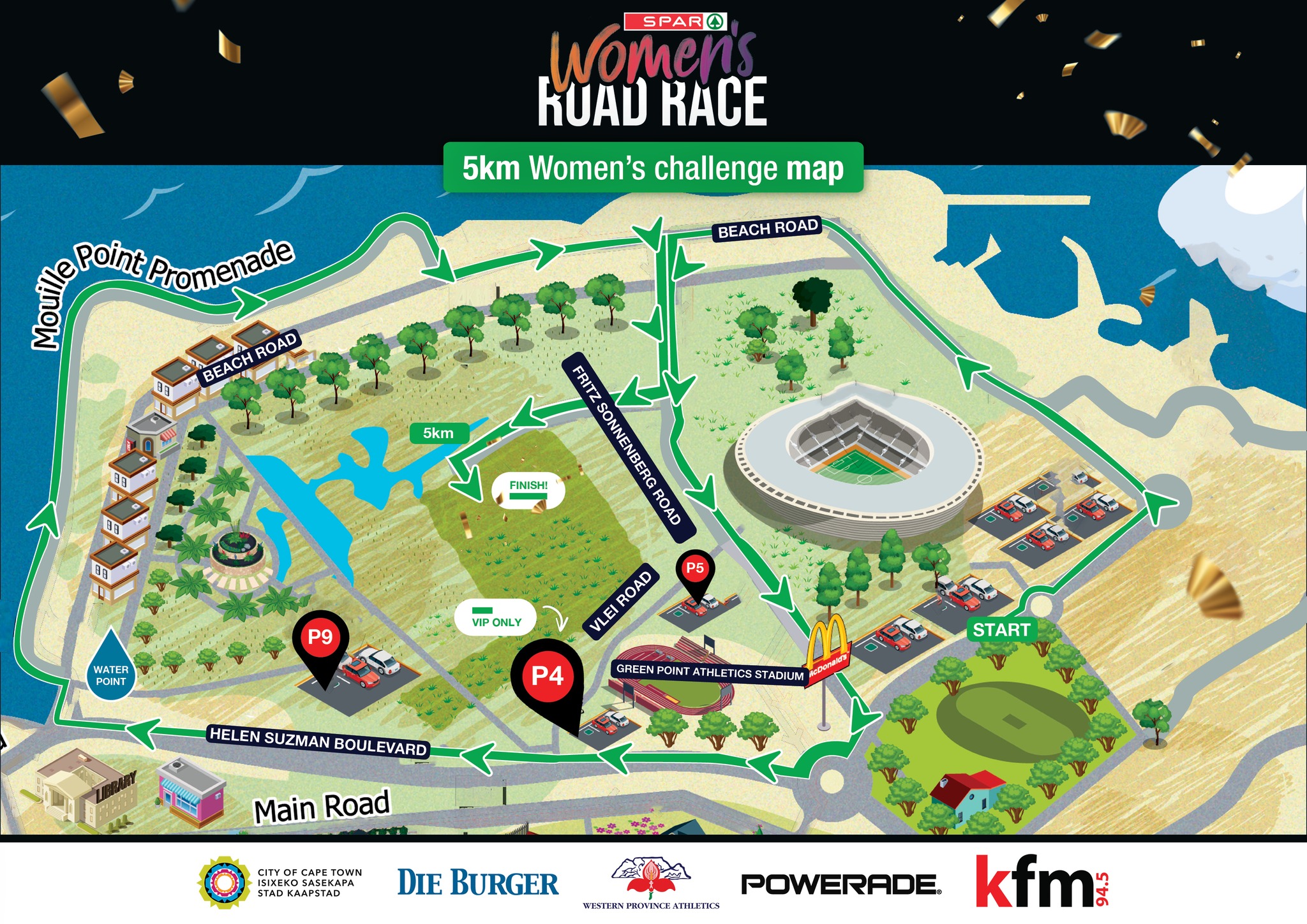 Route map — 5km Fun Run/Walk