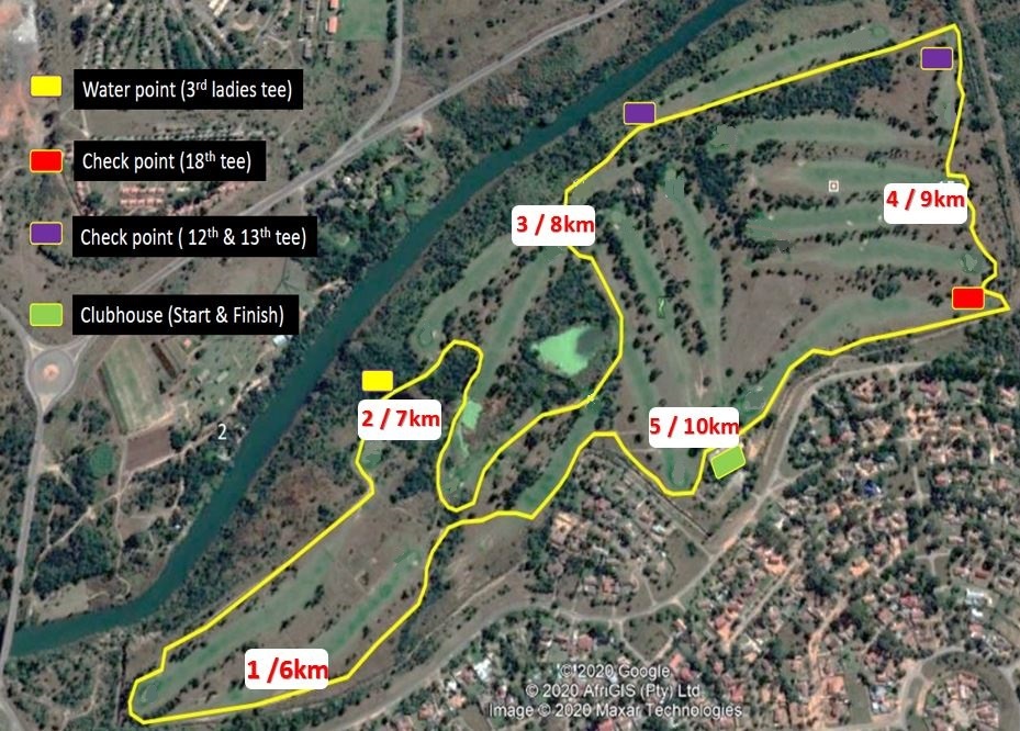 Route map — Sandriver Tail Summer Night Race