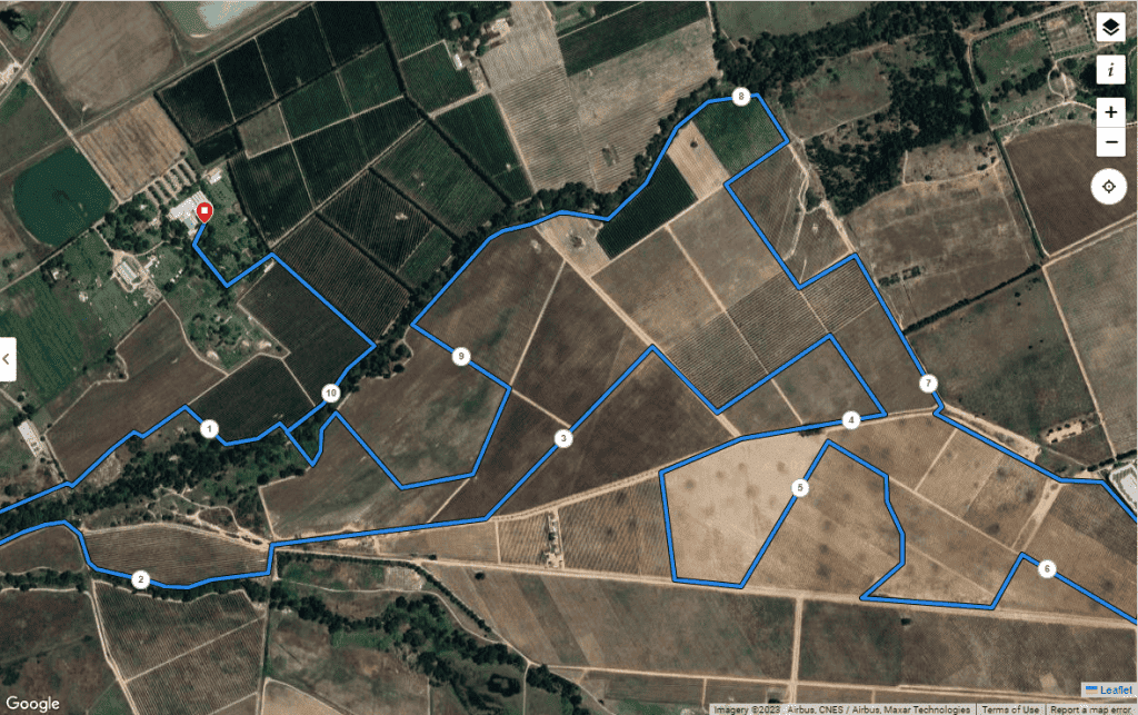 Route map — 10km Trail
