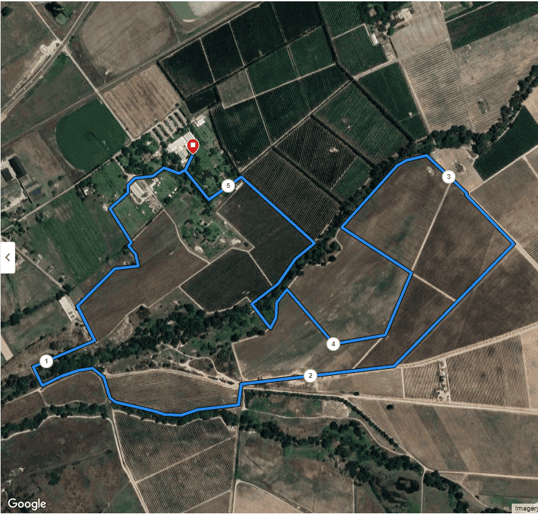Route map — 5km Trail