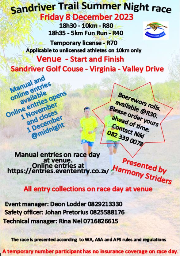 Sandriver Tail Summer Night Race logo