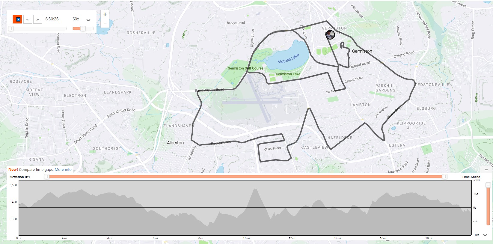 Route map — The Alan Robb Marathon
