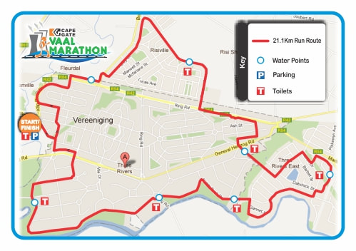 Route map — Half-Marathon
