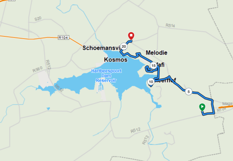 Route map — Half-Marathon