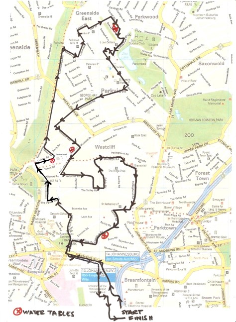 Route map — Varsity Kudus 15km
