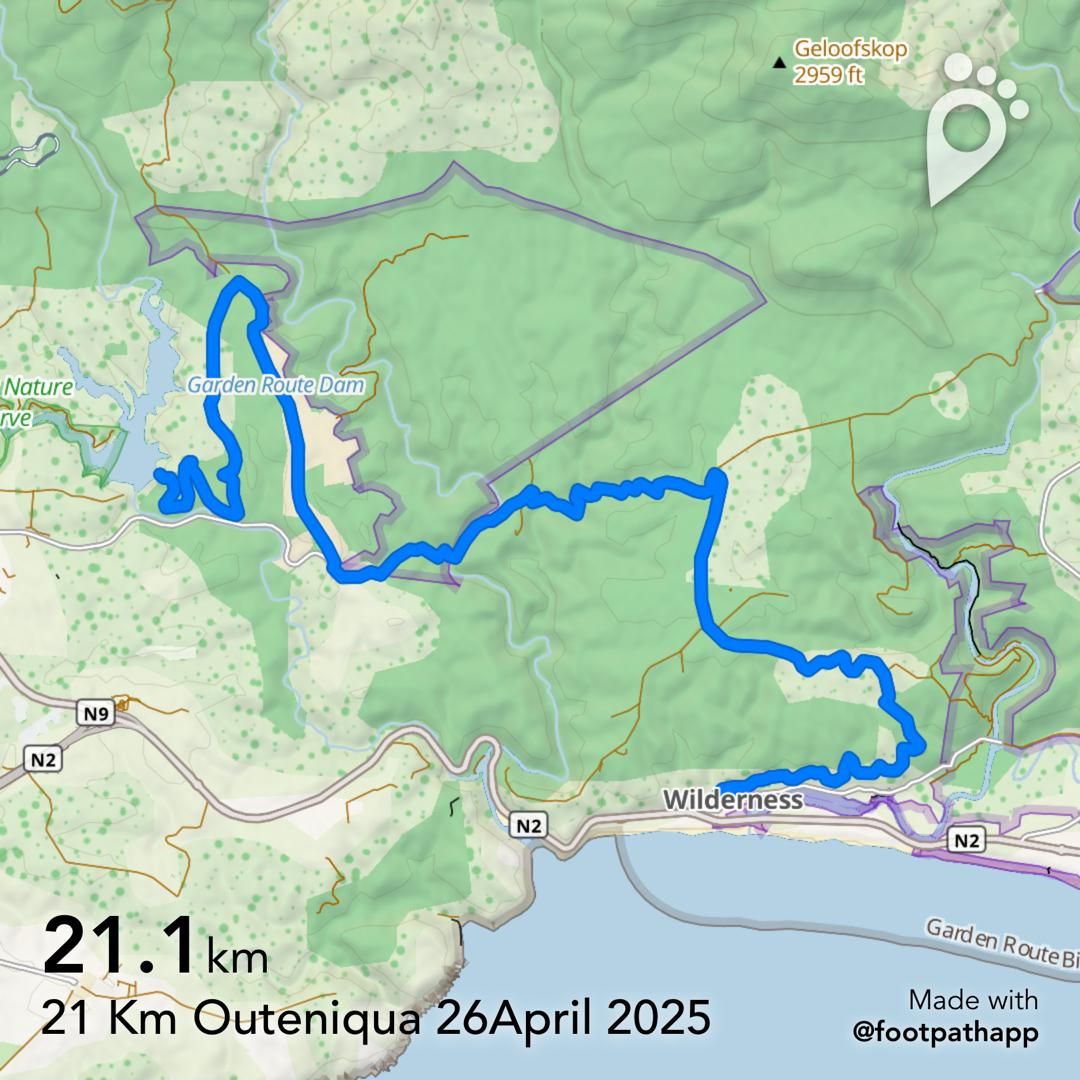 Route map — Half-Marathon