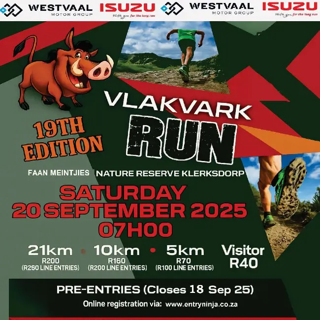 Vlakvark Trail Run logo