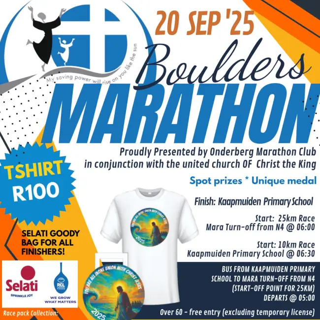Boulders Marathon 25km logo