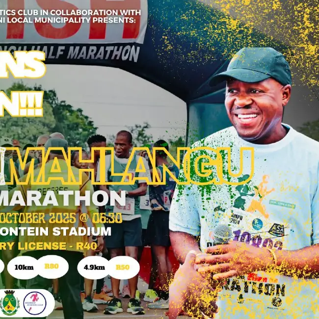 Dr Solomon Mahlangu Half-Marathon logo