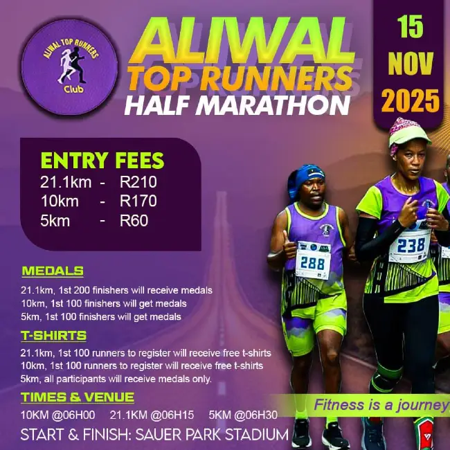 Aliwal Top Runners Half Marathon logo