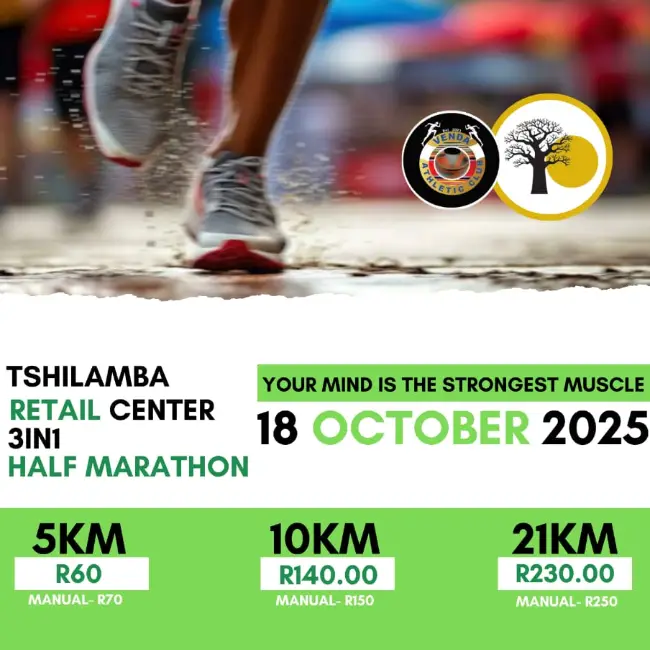 Tshilamba Retail Center Half Marathon logo