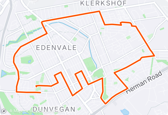 Route map — 10 Miler