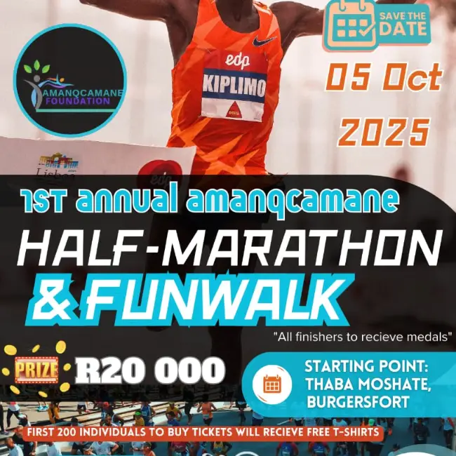 Amanqcamane Half-Marathon logo