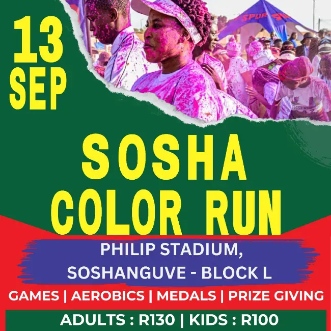 Sosha Color Run logo