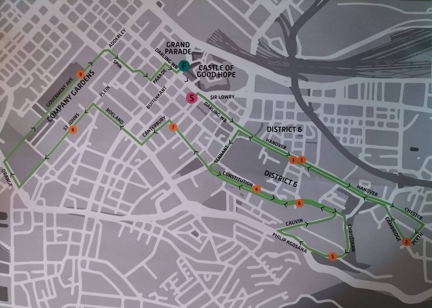Route map — Phoenix Athletics Club 10km Road Race