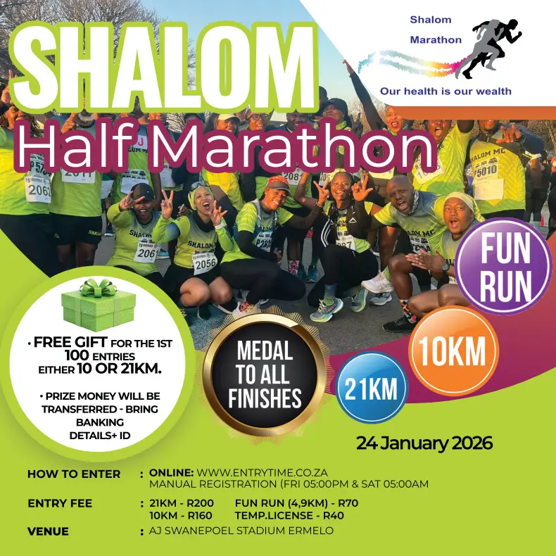 Shalom Half-Marathon logo