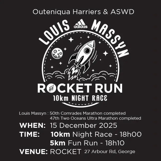 Louis Massyn Rocket Run logo