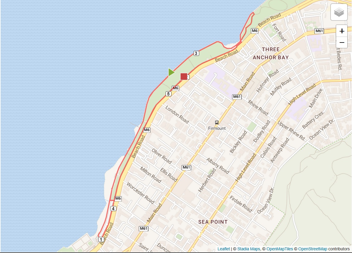Route map — 5km Fun Run