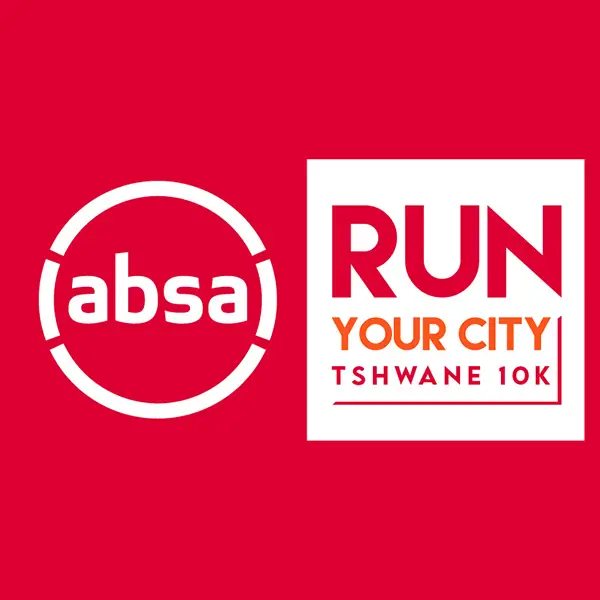 Absa RUN YOUR CITY Tshwane 10k logo