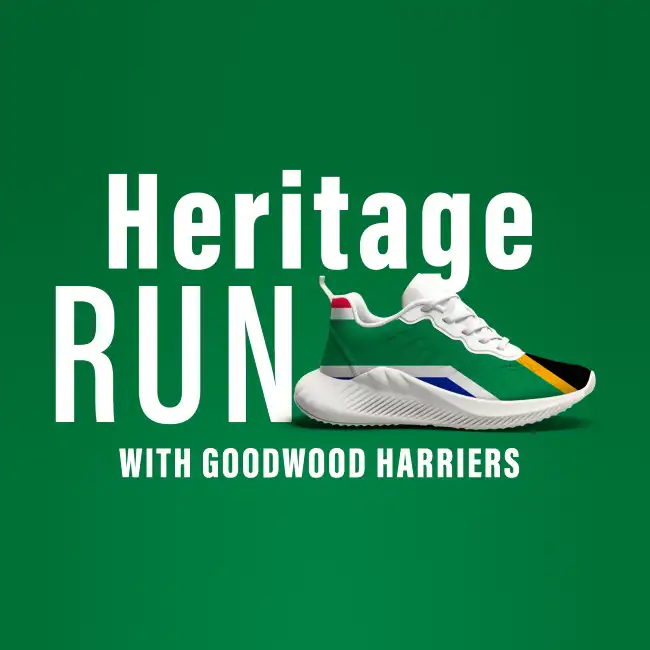 Heritage Run with Goodwood Harriers logo