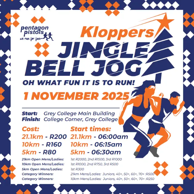 Kloppers Jingle Bell Jog logo