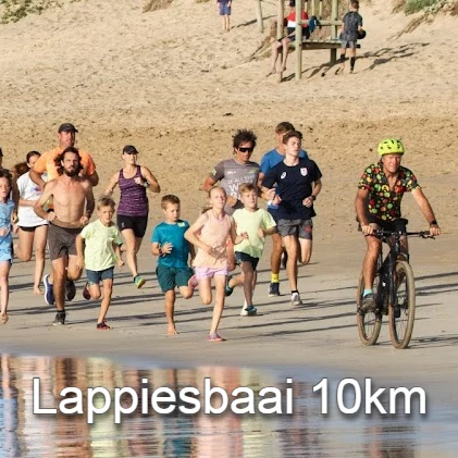 Lappiesbaai 10km on the beach logo