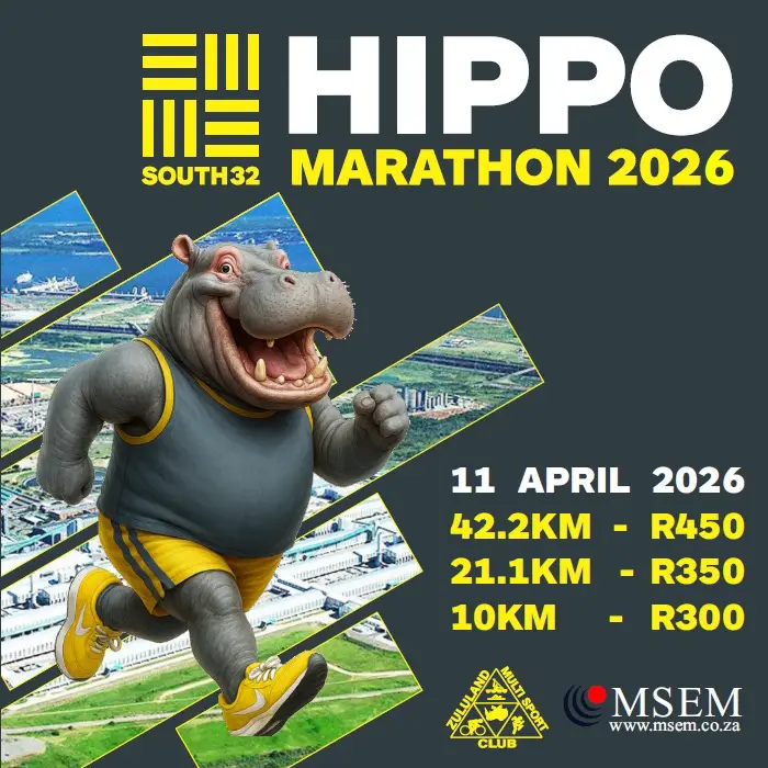 South32 Hippo Marathon and Half Marathon logo