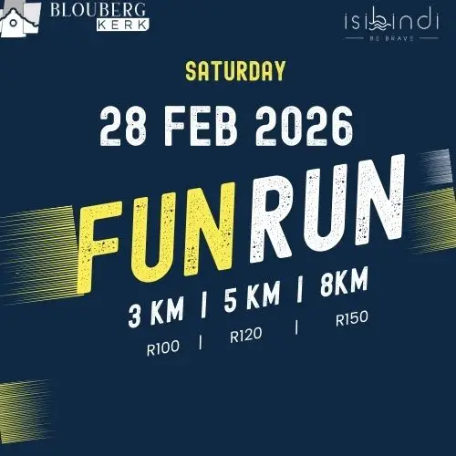 NG Kerk Bloubergstrand Fun Run logo