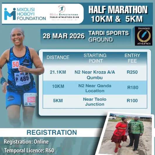 Mxolisi Hoboyi Foundation Half Marathon logo