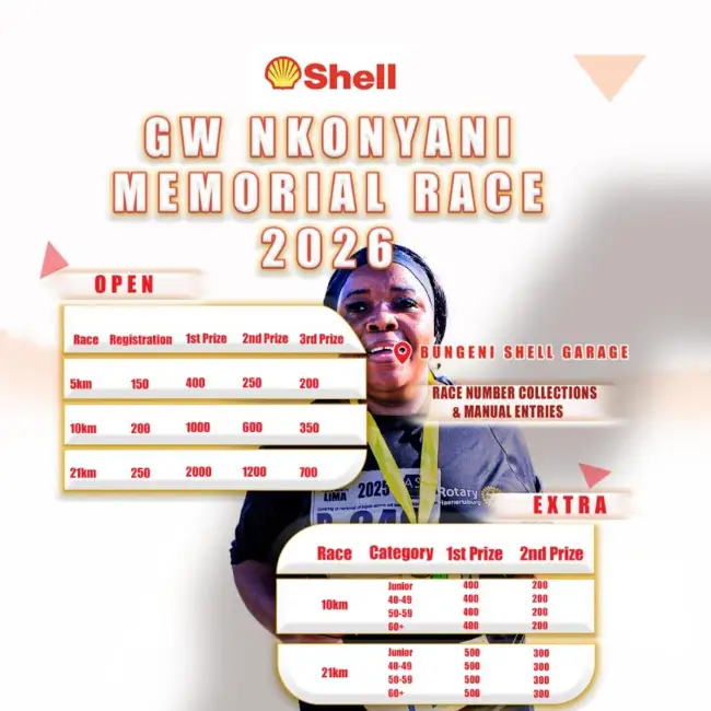 GW Nkonyani Memorial Race logo