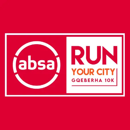 Absa RUN YOUR CITY Gqeberha 10k logo