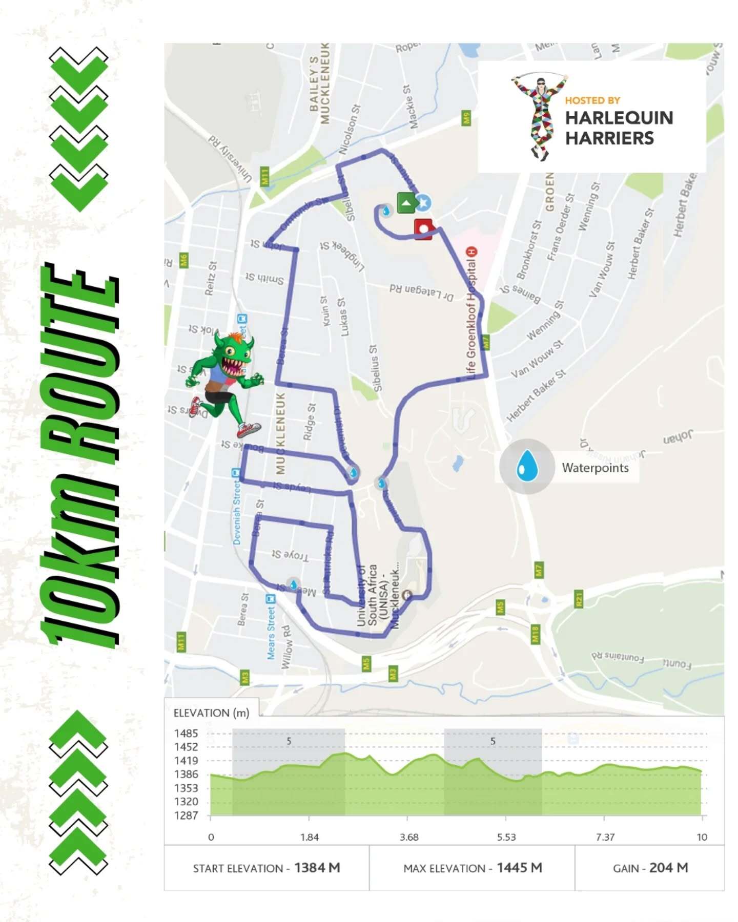 Route map — Mini Monster