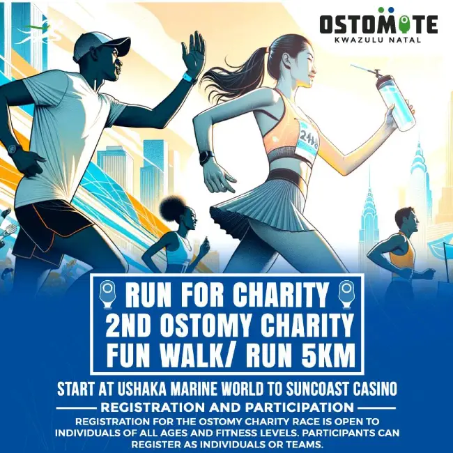Ostomy Charity fun Walk/Run logo
