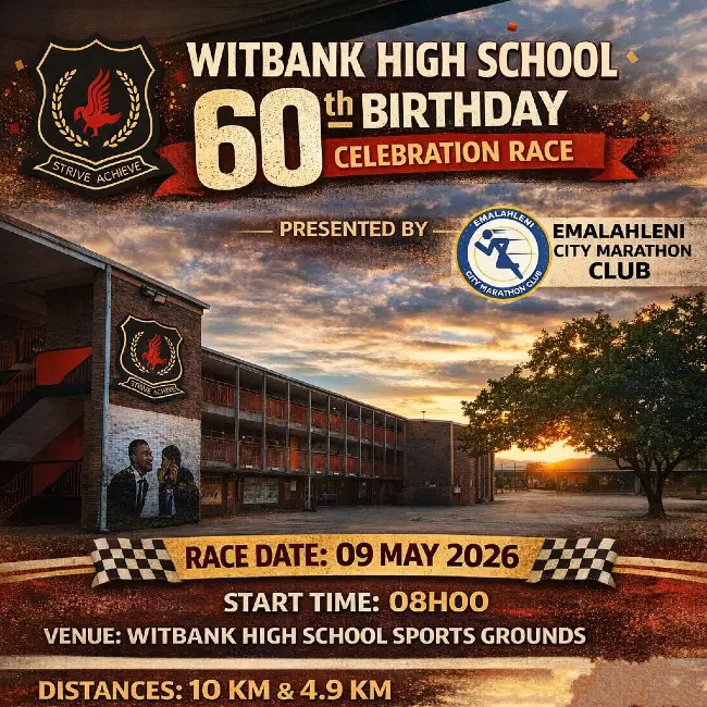 Witbank High School 60th Birthday Celebration Race logo