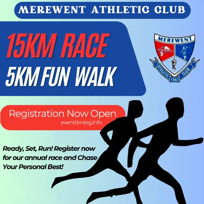 The Merewent AC 15km Race and 5km Fun Walk logo