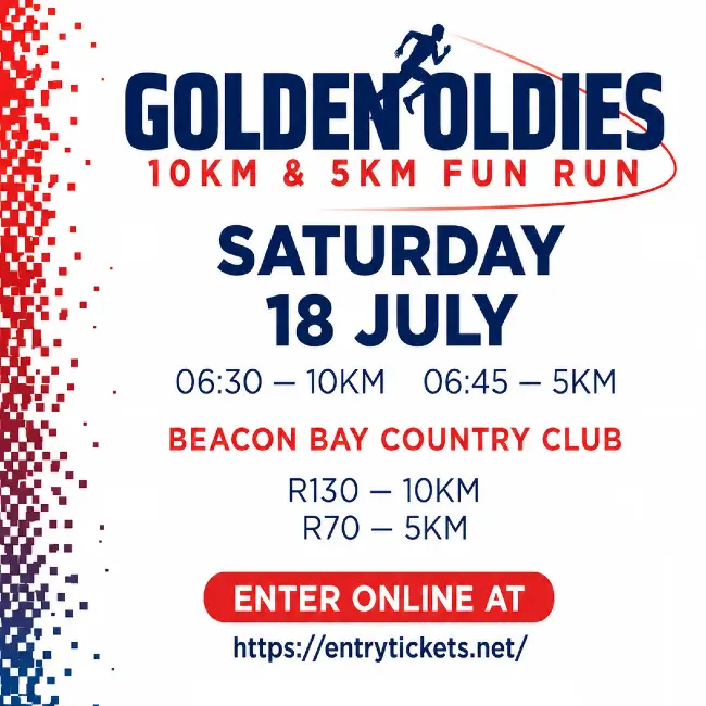 Golden Oldies 10km logo