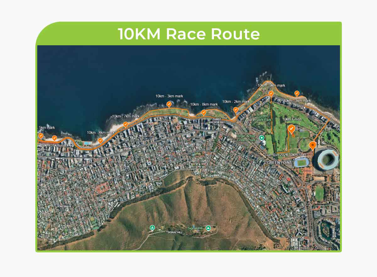 Route map — 10km Race