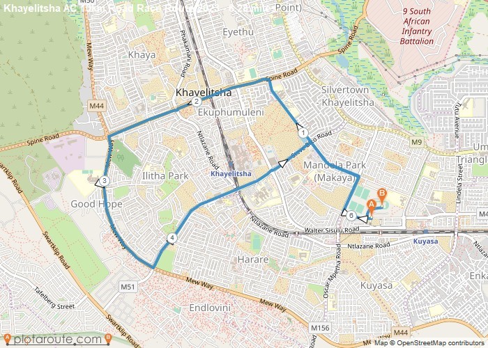 Route map — 10km Road Race
