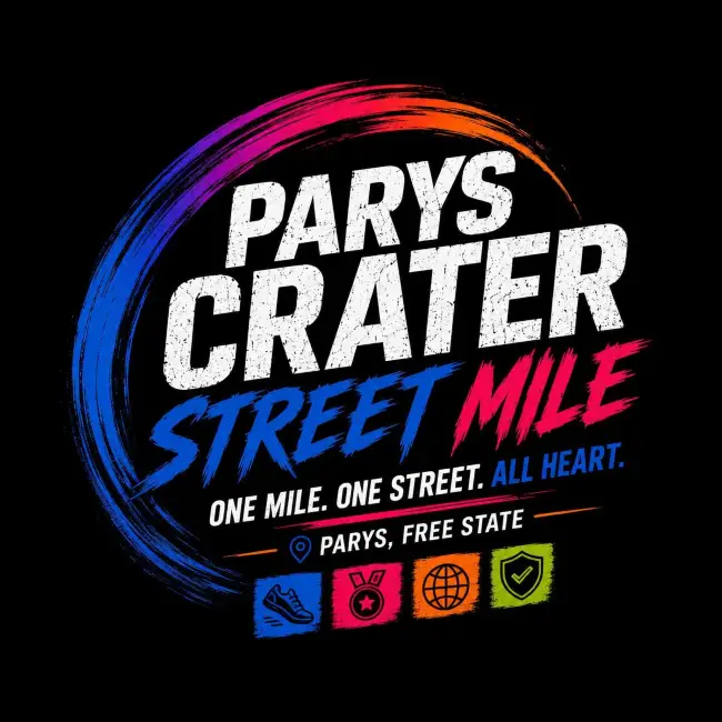 Parys Crater Street Mile logo
