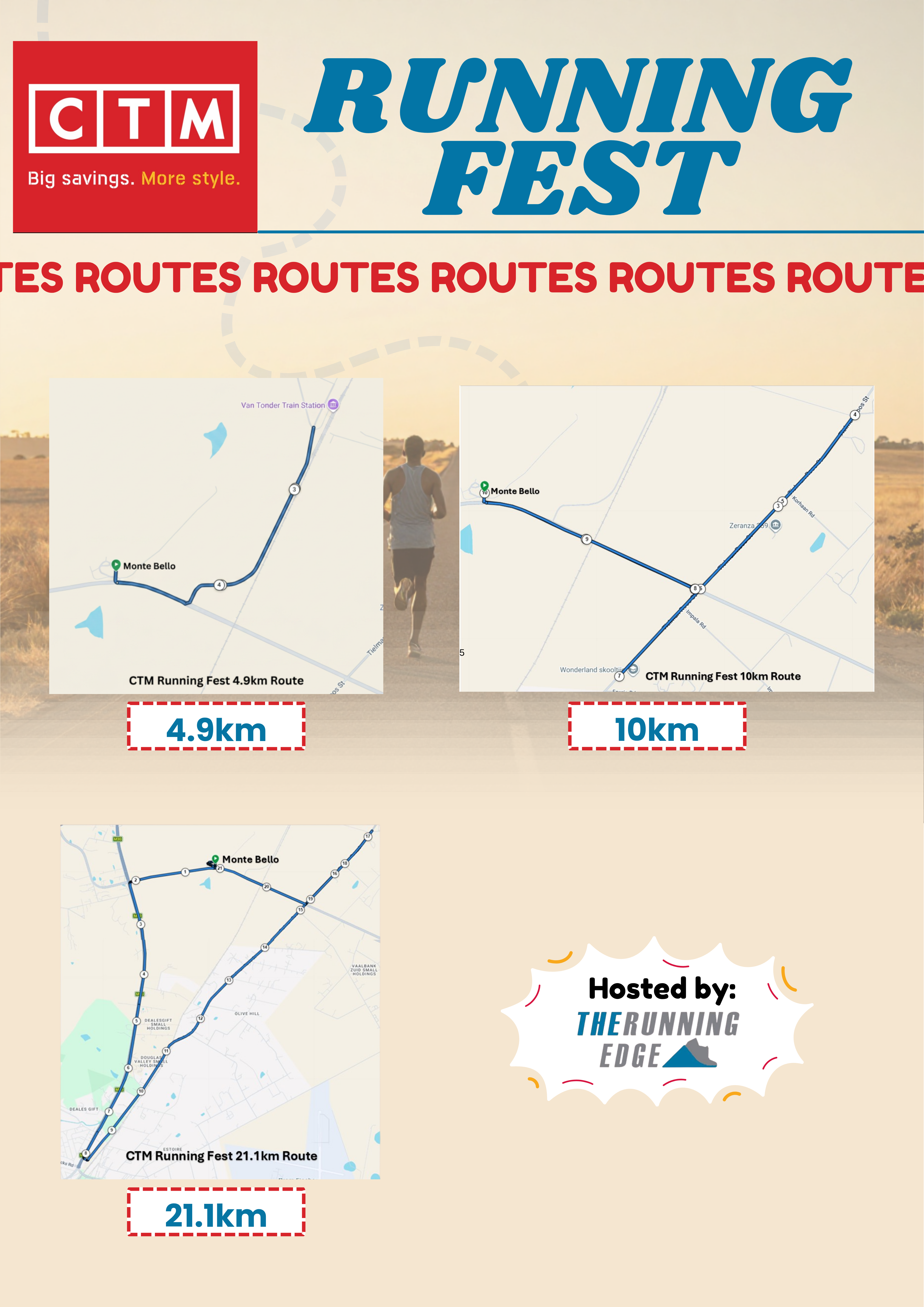 Route map — CTM Running Fest
