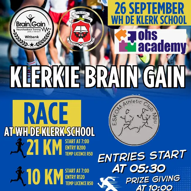 Klerkie Brain Gain Race logo