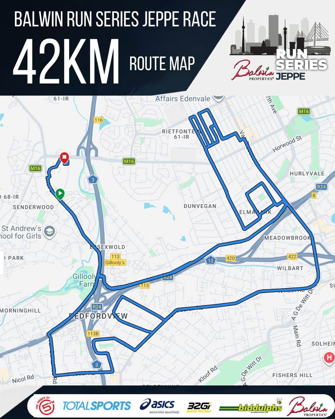 Route map — Marathon